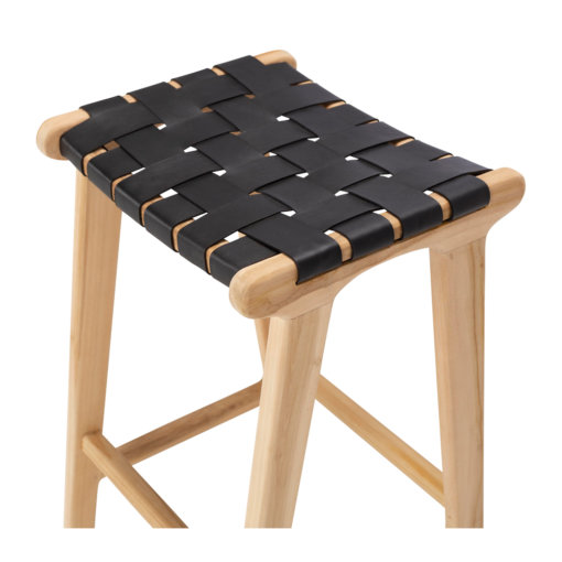 INDO BAR STOOL BLACK - Image 4