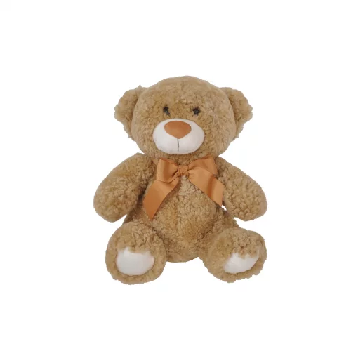 SHEEPSKIN TEDDY BEAR NATURAL HONEY