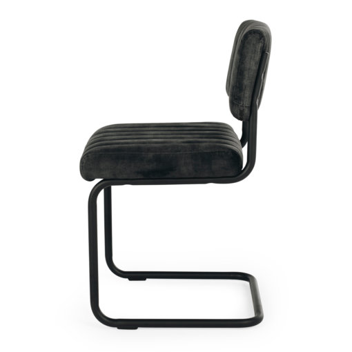 BLAKE DINING CHAIR VELVET ANTHRACITE - Image 3