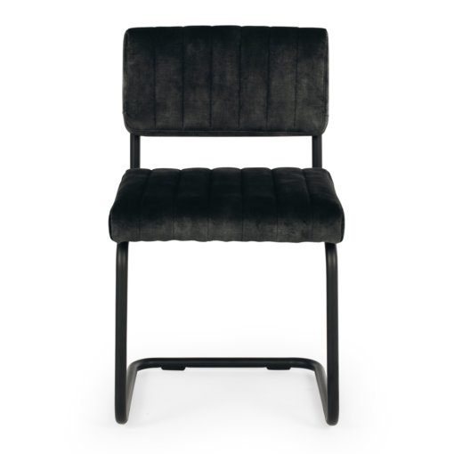 BLAKE DINING CHAIR VELVET ANTHRACITE