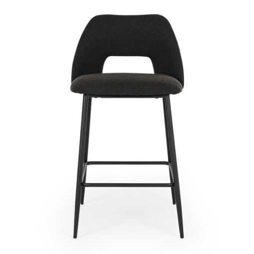 CINDERELLA  BARSTOOL BOUCLE ANTHRACITE