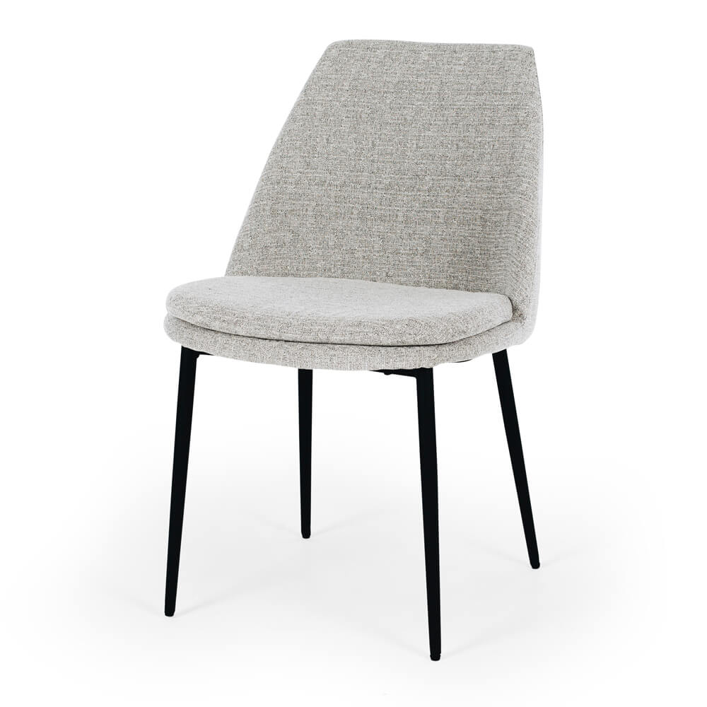 Mia Dining Chair Light Grey - Lounge & Living