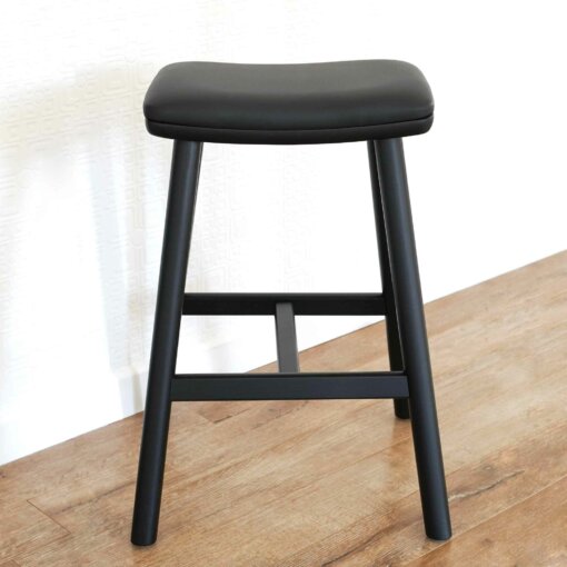 HUE BLACK OAK BARSTOOL