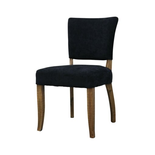 MIMI DINING CHAIR BLACK FABRIC