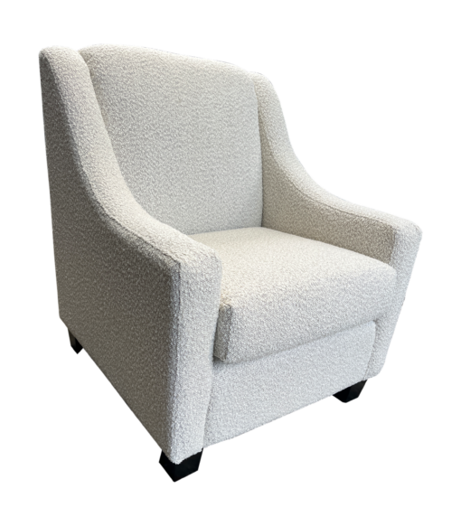 LOUISE ARMCHAIR NZ MADE OVIS BOUCLE - Image 4