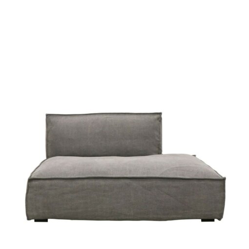 MADDOX SOFA LH ARMLESS CHARCOAL COVER ONLY