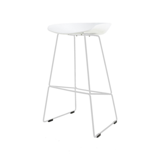 Melli white barstool