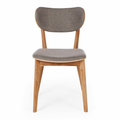 ZURICH DINING CHAIR LIGHT GREY - Image 2