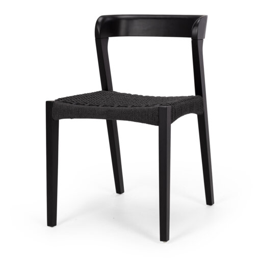 Haast chair black rope seat