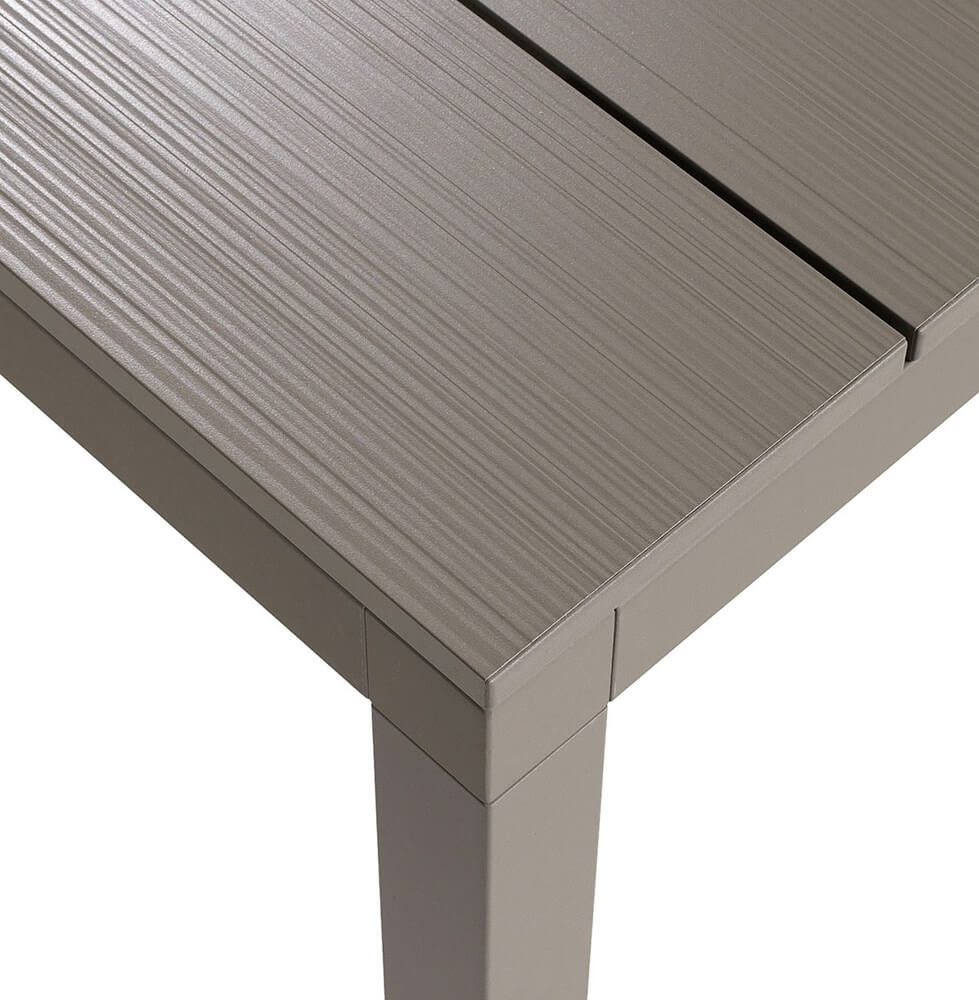 RIO 1400 ALUMINIUM EX DINING TABLE - 3 COLOURS - Image 2