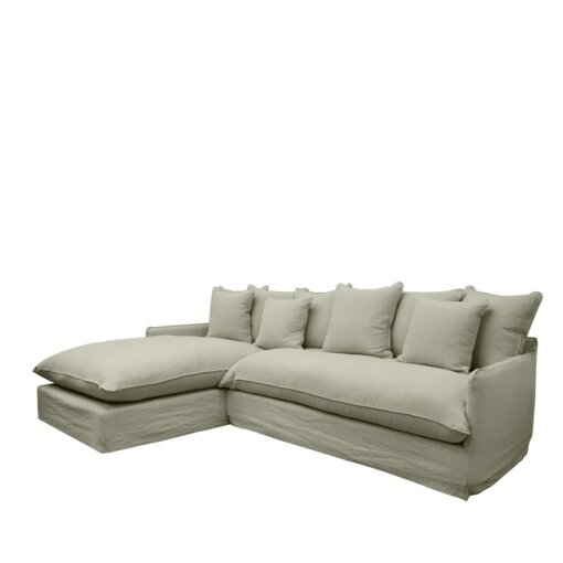 LOTUS SLIPCOVER 2.5 SEAT RH MODULAR + LH CHAISE – KHAKI - Image 4