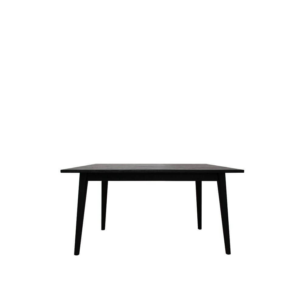 FRIDA OAK DINING TABLE MATT BLACK 150 CM Lounge & Living
