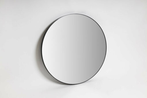 BLACK FRAME HALO MIRROR - LARGE