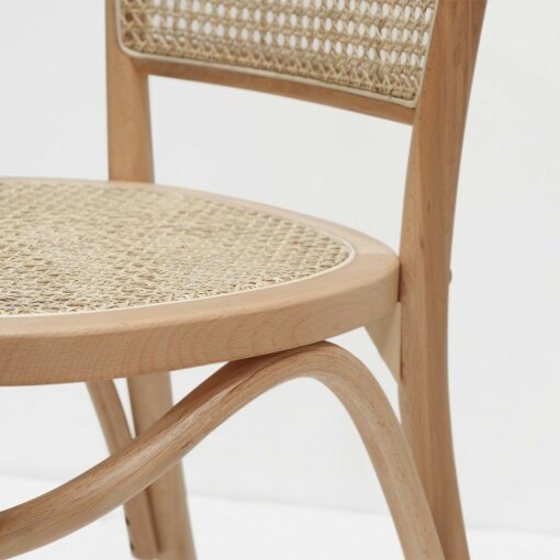 BENTWOOD RATTAN DINING CHAIR – NATURAL - Image 5