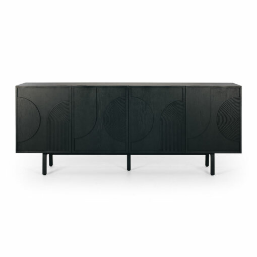 ARC SIDEBOARD BLACK OAK