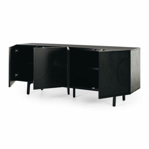 ARC SIDEBOARD BLACK OAK - Image 4