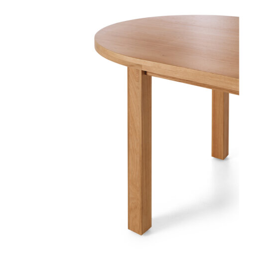 ARC DINING TABLE 200 NATURAL OAK - Image 5