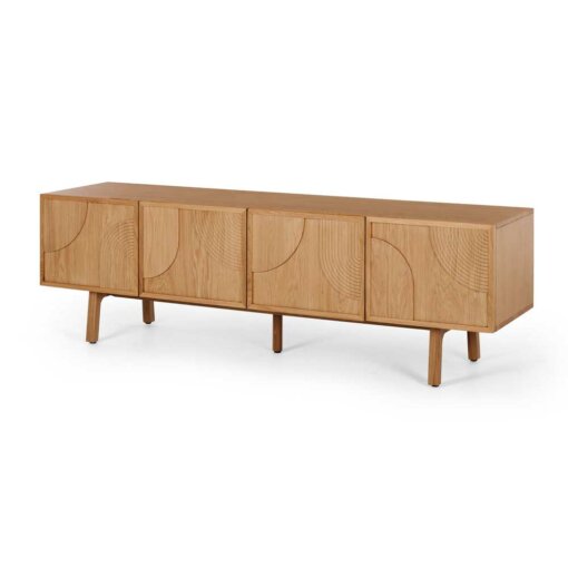 ARC TV STAND NATURAL OAK - Image 2