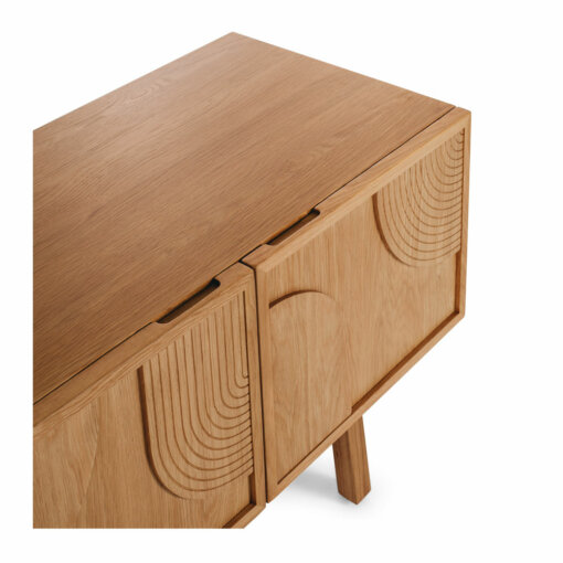 ARC TV STAND NATURAL OAK - Image 4