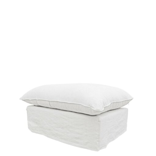 LOTUS OTTOMAN WHITE - Image 2