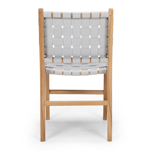 INDO DINING CHAIR DUCK EGG GREY - Image 3