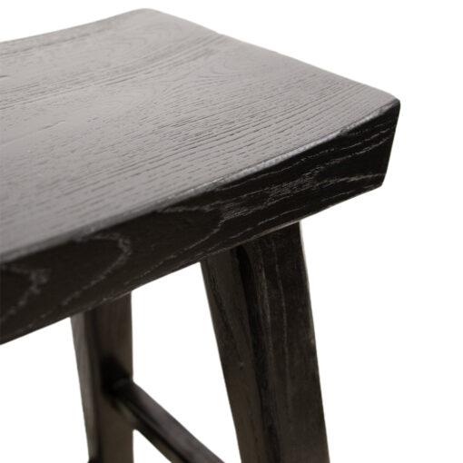 PARQ BARSTOOL WITH CURVE BLACK - Image 6