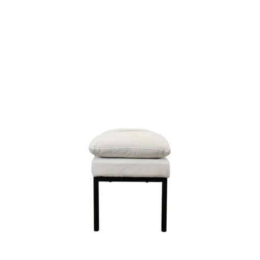 BAXTER FABRIC OTTOMAN / BENCH - Image 3