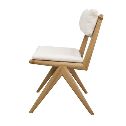 CORTEZ DINING CHAIR WITH REMOVABLE CUSHIONS - NATURAL - Image 5