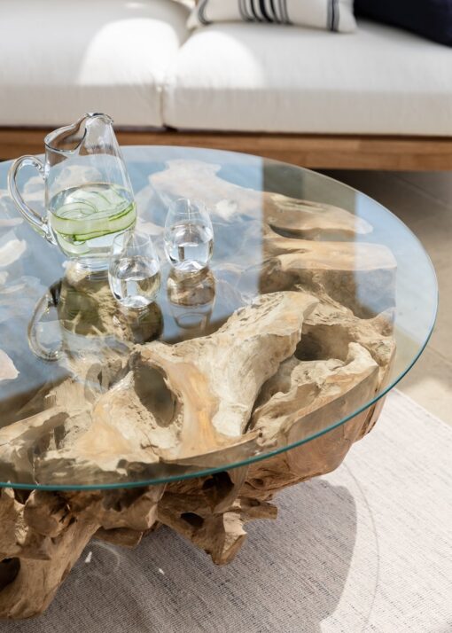 CRUSOE ROOT COFFEE TABLE - ROUND - Image 4