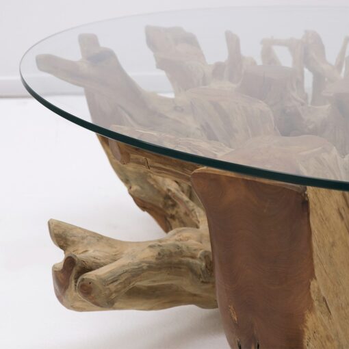 CRUSOE ROOT COFFEE TABLE - ROUND - Image 3