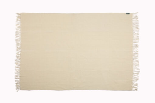 NEW ZEALAND WOOL THROW – CREAM - Image 3