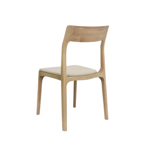 COOPER STACKABLE DINING CHAIR - LINEN FABRIC