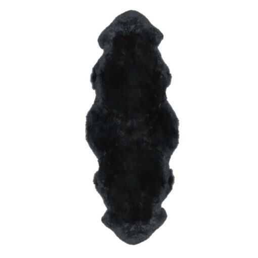 New Zealand double sheepskin Black