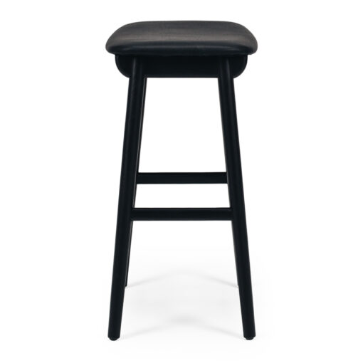 NILES BAR STOOL BLACK OAK - Image 4