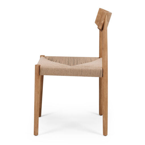 INGRID DINING CHAIR NATUAL OAK ROPE - Image 4