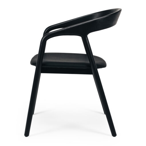 NORA DINING CHAIR BLACK OAK - Image 4