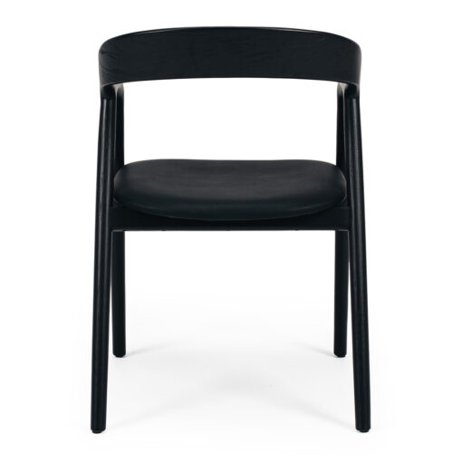 NORA DINING CHAIR BLACK OAK - Image 5