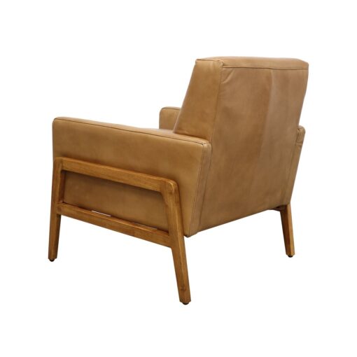 SAWYER ARMCHAIR - TAN LEATHER - Image 3