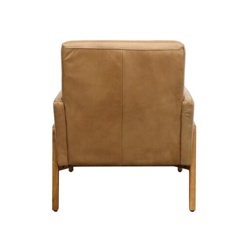 SAWYER ARMCHAIR - TAN LEATHER - Image 4