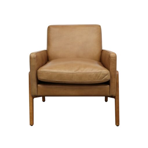 SAWYER ARMCHAIR - TAN LEATHER - Image 6