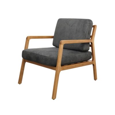 BAKER CHARCOAL ARMCHAIR