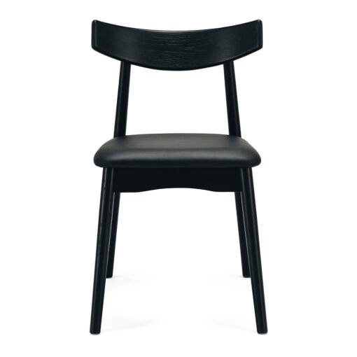 WAGNER BLACK OAK DINING CHAIR - Image 2