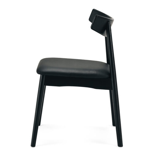 WAGNER BLACK OAK DINING CHAIR - Image 3