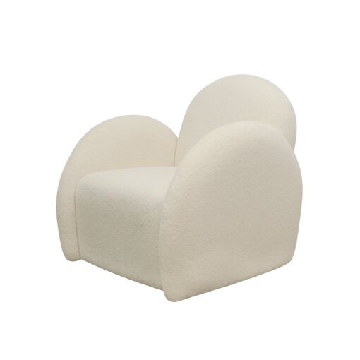 snugg armchair swivel cream