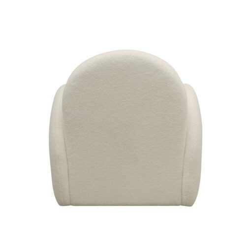 SNUGG SWIVEL ARMCHAIR - CREAM SHEARLING - Image 3