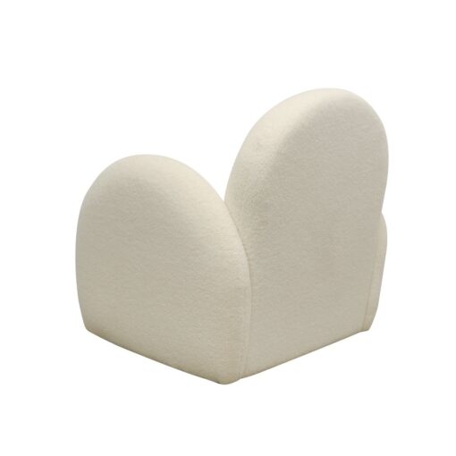 SNUGG SWIVEL ARMCHAIR - CREAM SHEARLING - Image 2