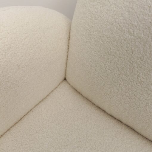 SNUGG SWIVEL ARMCHAIR - CREAM SHEARLING - Image 8