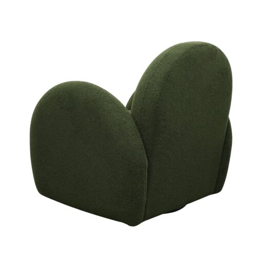 SNUGG SWIVEL ARMCHAIR - GREEN SHEARLING - Image 2