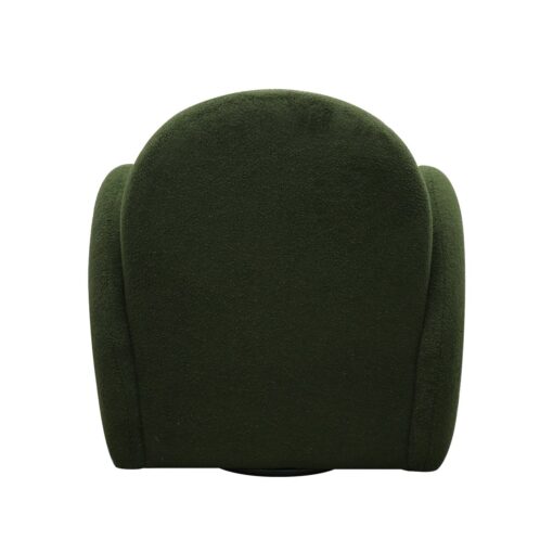 SNUGG SWIVEL ARMCHAIR - GREEN SHEARLING - Image 3