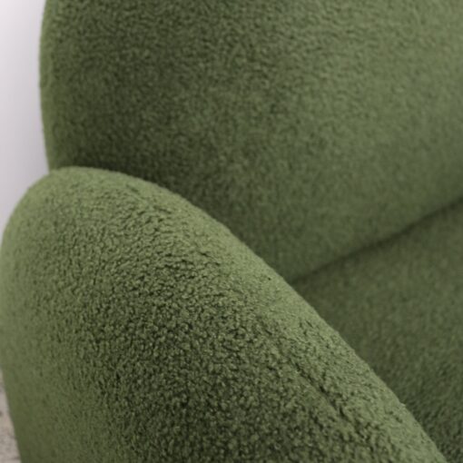 SNUGG SWIVEL ARMCHAIR - GREEN SHEARLING - Image 6